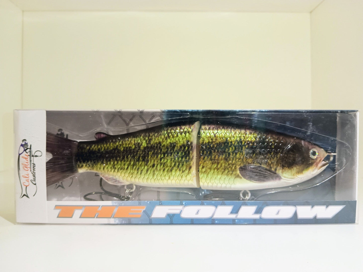 9" The Follow Large Mouth Bass Cali Glide Swimbait