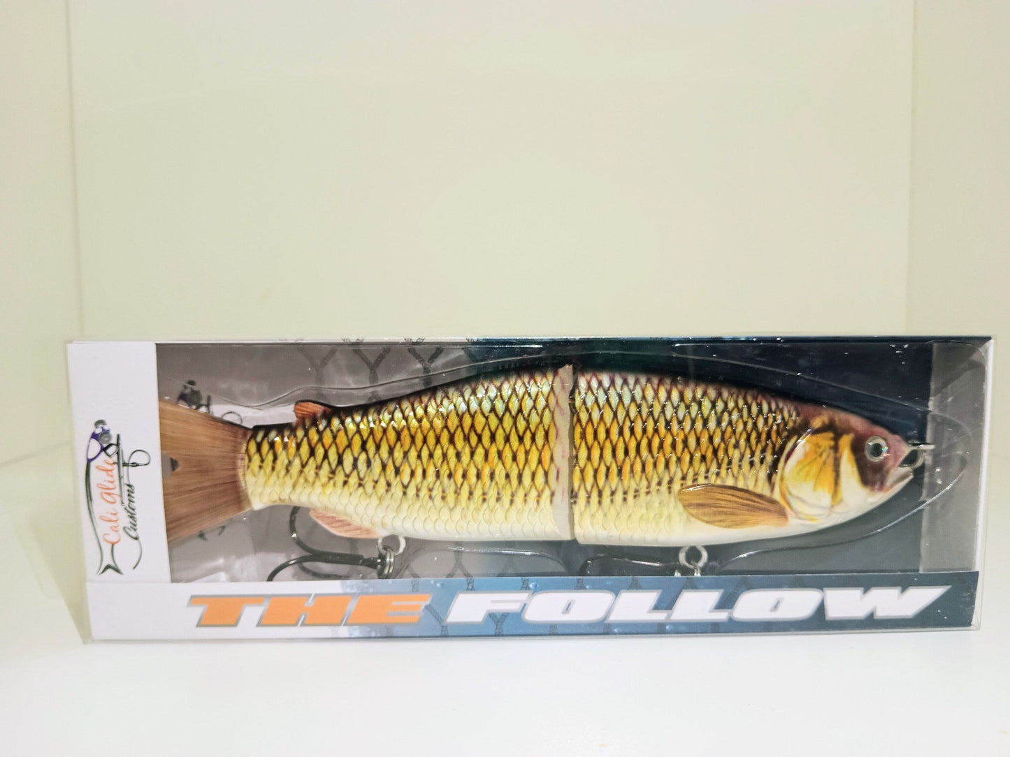 9" The Follow Golden Shiner Cali Glide Swimbait