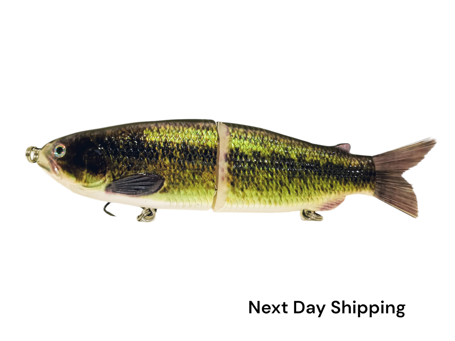 9" The Follow Large Mouth Bass Cali Glide Swimbait