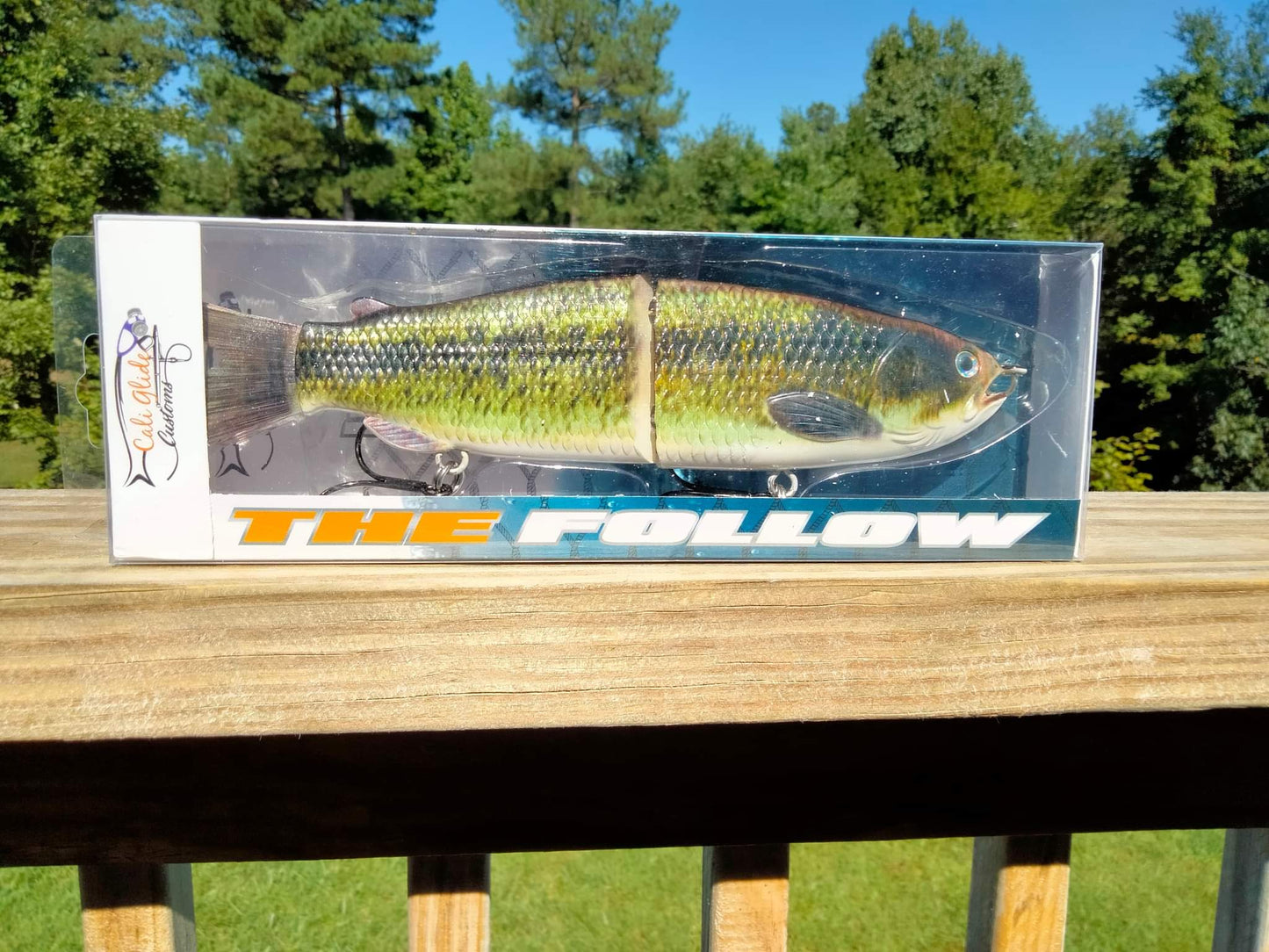 9" The Follow Large Mouth Bass Cali Glide Swimbait